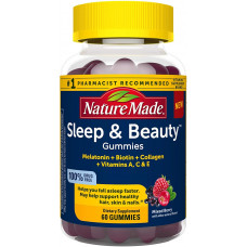 Kẹo dẻo ngủ ngon Nature Made Sleep & Beauty Gummies Mixed Berry 60 viên